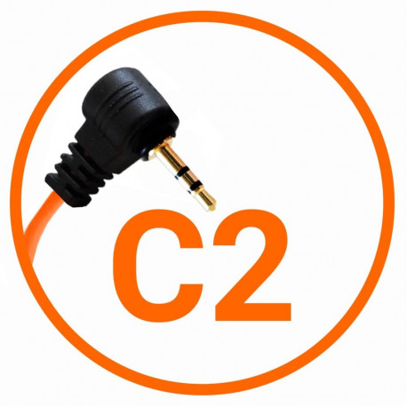 Miops Camera Connecting Cable Canon C2 Orange