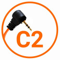 Miops Camera Connecting Cable Canon C2 Orange