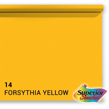 Superior Background Paper 14 Forsythia Yellow 2.72 x 11m