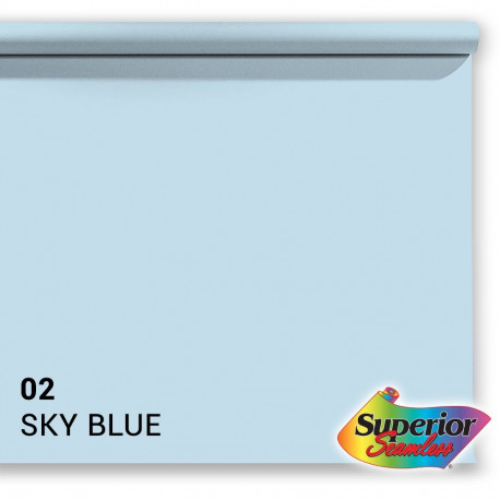 Superior paberfoon 2,72x11m, sky blue (02)