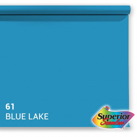 Superior Background Paper 61 Blue Lake 1.35 x 11m