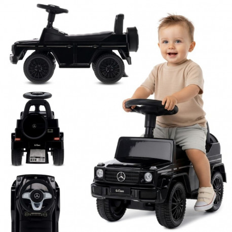 Mercedes Benz pealeistutav tõukeauto G-klass, must
