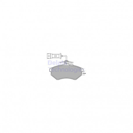 DELPHI brake cover set, disc brake 20665, LP901