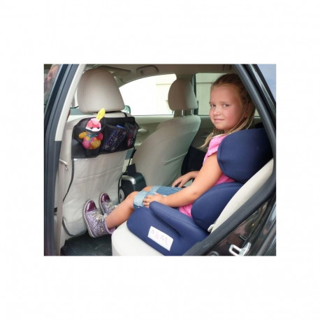 Car seat protector with pockets