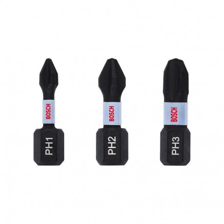 Bosch kruvitsaotsakud 25mm PH1/2/3 3 tk
