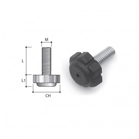SUPPORT FURN M10X22 PI07 PNE 4PCS