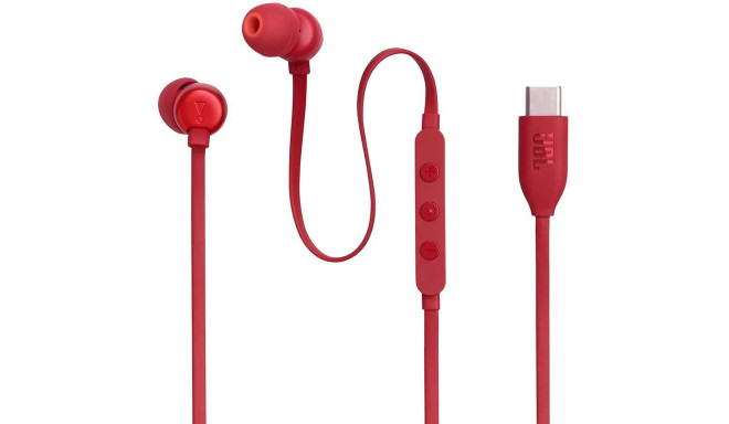 JBL headset Tune 310C, punane (opened package)