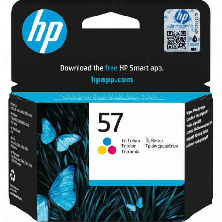 "HP 57 original Ink cartridge C6657AE UUS tri-colour high capacity 17ml 500 pages 1-pack"