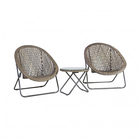 Aiamööblikomplekt TURKU 2 tooli ja abilaud