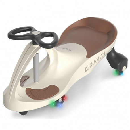 gravitatsiooniline jeździk beež-pruun