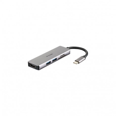 D-link 5-in-1 USB-C Hub with HDMI and SD/microSD Card Reader DUB-M530 0.11 m