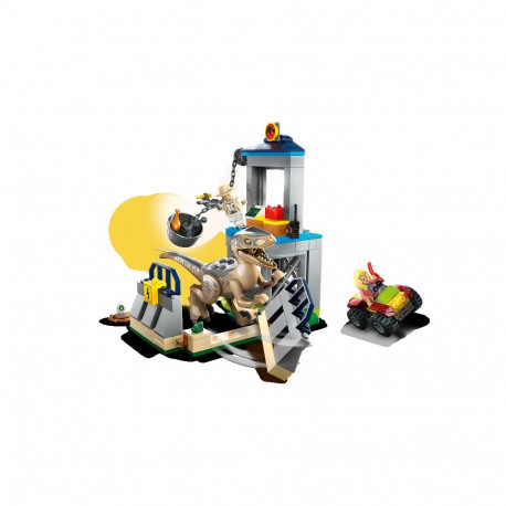 LEGO Jurassic World Velociraptori põgenemine