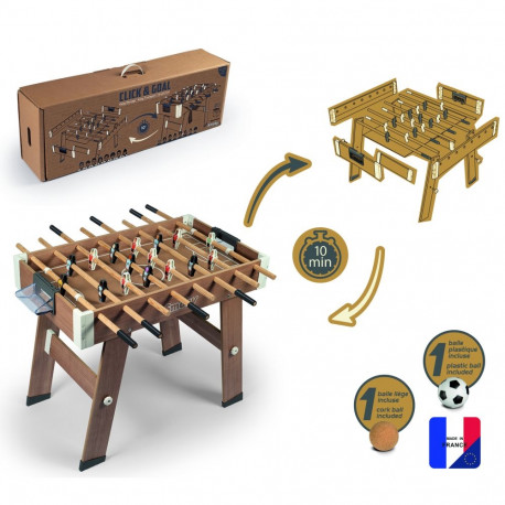 Smoby  puidust lauajalgpalli komplekt