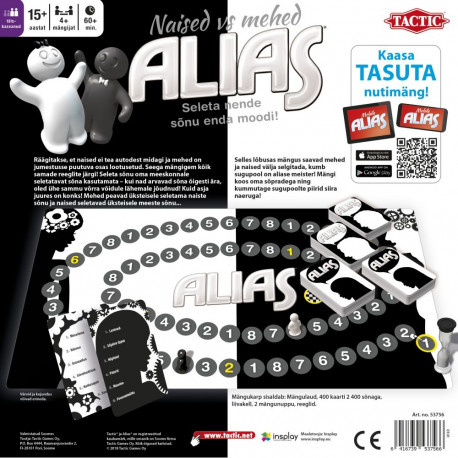 Tactic lauamäng Naised vs Mehed Alias