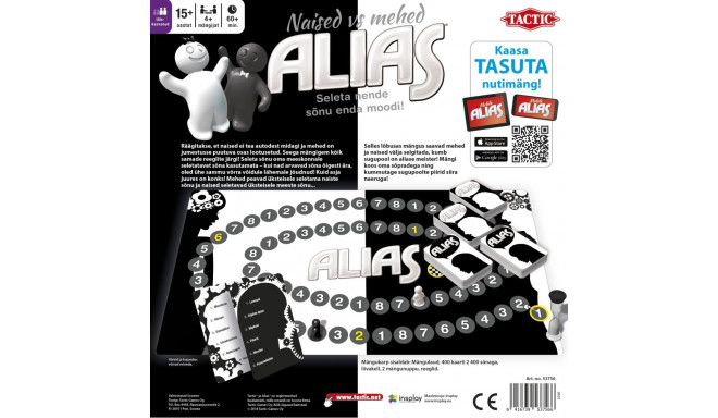 Tactic lauamäng Naised vs Mehed Alias