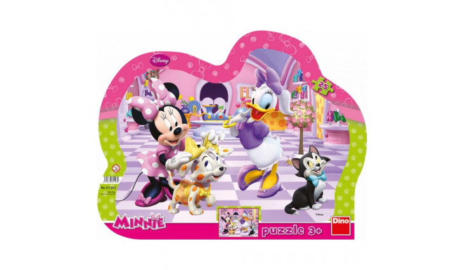 Dino siluett plaatpusle 25 tk Minnie