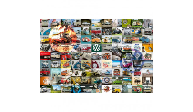 Ravensburger pusle 3000 tk 99 VW mudelit