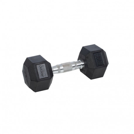 RUBBER HEXDUMBBELL YLDB35 8KG