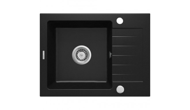 ZORBA GRAN SINK 58X44X16 ZQZ_N11A NERO
