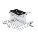 Built-in induction hob BPI3641PB