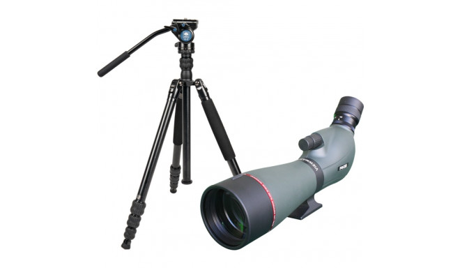 Kit Focus Viewmaster ED 16-48x65, Sirui Traveler 7VA