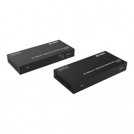 DIGITUS HDBaseT KVM Extender Set 150m 4K/60Hz USB 1.1 PoC IR black