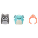 SQUISHMALLOWS SQUISH-A-LONGS minifiguuride komplekt pimepakis, 2 tk, 2,5 cm