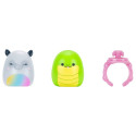 SQUISHMALLOWS SQUISH-A-LONGS minifiguuride komplekt pimepakis, 2 tk, 2,5 cm