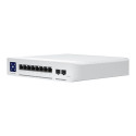 UBIQUITI USW-ENTERPRISE-8-POE UNIFI lüliti 8x 2.5Gb/s RJ45 PoE+ 2x 10Gb/s SFP+ puuteekraan koguvõims
