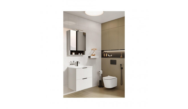 CAB peegel DECO 60 valge valgustusega