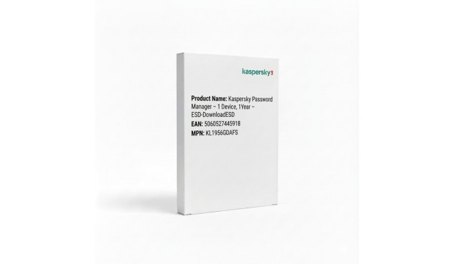 "Kaspersky Password Manager – 1 Device, 1Year – ESD-Download"