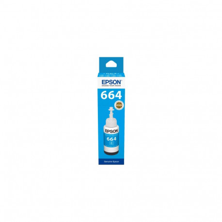 Epson T6642 (C13T66424A) Ink Refill Bottle, Cyan