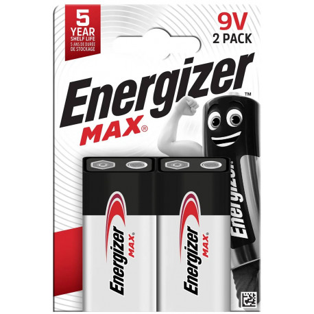 Energizer patarei Max Alkaline 9V CHP2