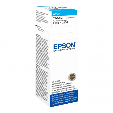 EPSON T6642 CYAN INK BOTTLE 70ML
