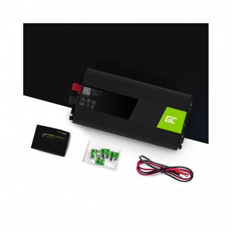 Power Inverter - Green Cell Inv19 1500w Black