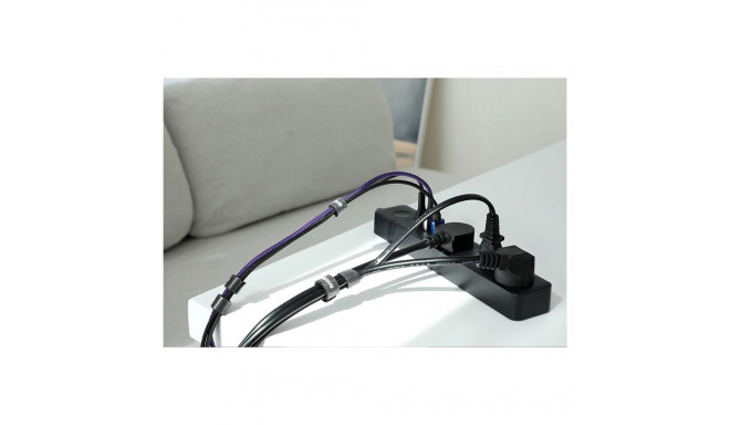 Convient Velcro strap for cords, black 1m BASEUS