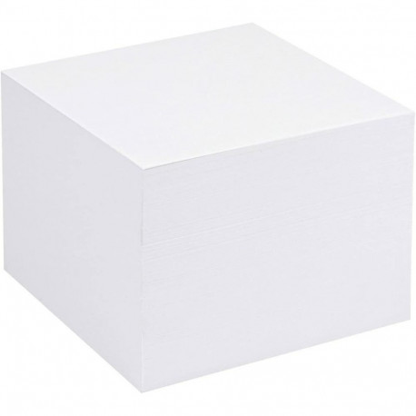 Märkmekuup CENTRUM 90x90mm valged lehed küljelt liimiga