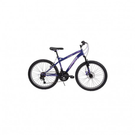 Huffy Extent 24" Mountain Bicycle, Shimano TZ 31, Midnight Purple