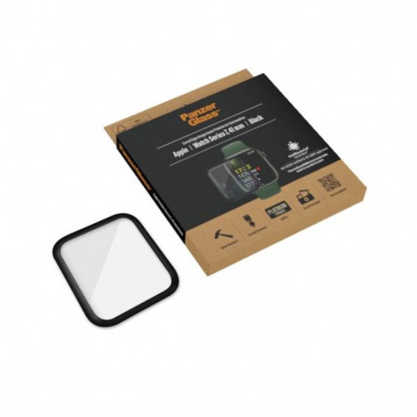 PanzerGlass Täis korpusega Apple Watch 7 41mm ekraanikaitse, Must