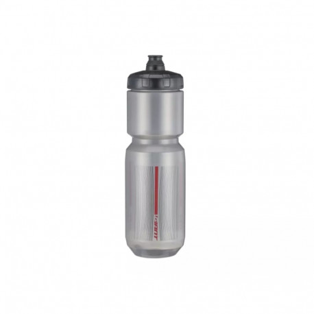 Joogipudel GIANT DOUBLESPRING 750ML Transparent Black/Red, läbipaistev-must-punane