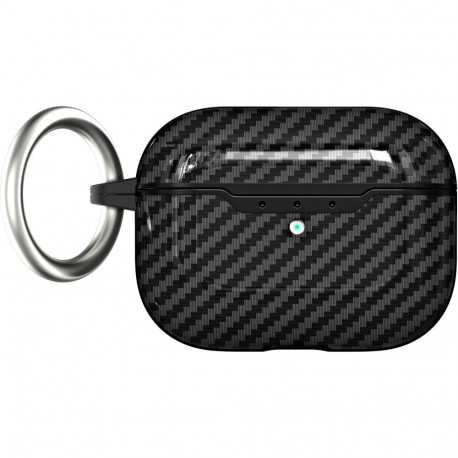 Airpods Pro 2 laadimiskarbiümbris Trendybay CBAP2-02, TPU, must läige