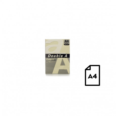 Colour paper Double A, 80g, A4, 500 sheets, Ivory