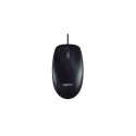 Logitech M90 Wired Mouse, USB Type-A, Optical, 1000 DPI, Black