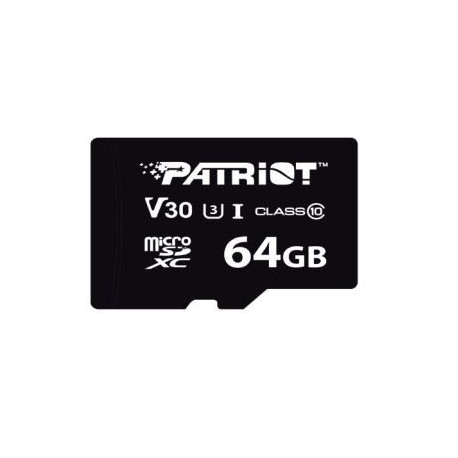 Patriot mälukaart microSDHC 64GB VX V30 C10 UHS-I U3