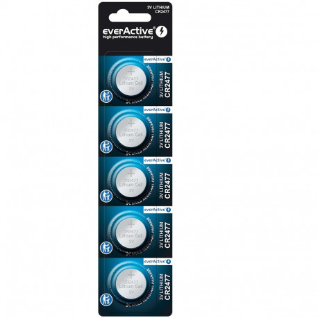 everActive battery Lithium Mini CR2477 5pcs