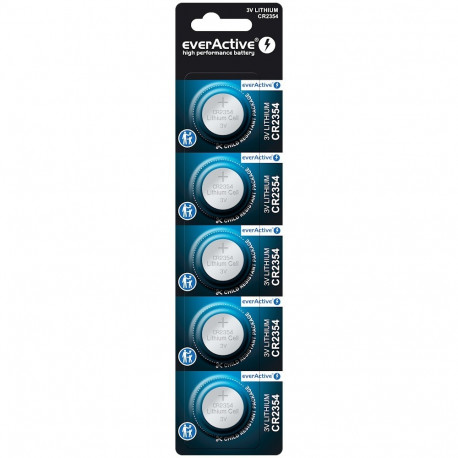 Mini CR2354 lithium batteries blister of 5 pieces