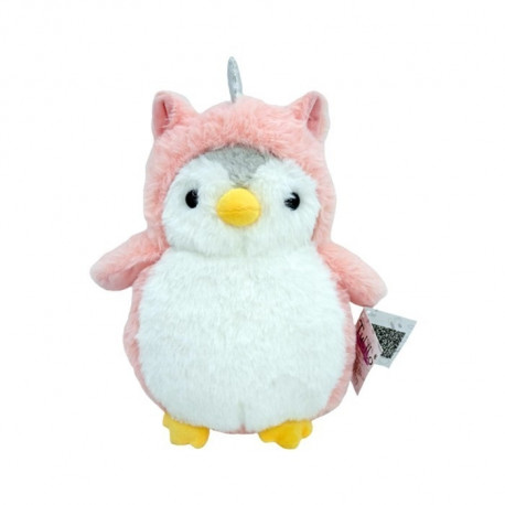 Mascot Roman penguin pink 20 cm