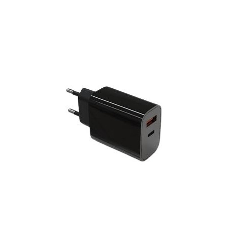 Must seinalaadija 2x3A USB C + USB A Power Delivery