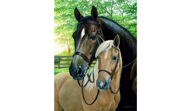 Diamond mosaic - Horses