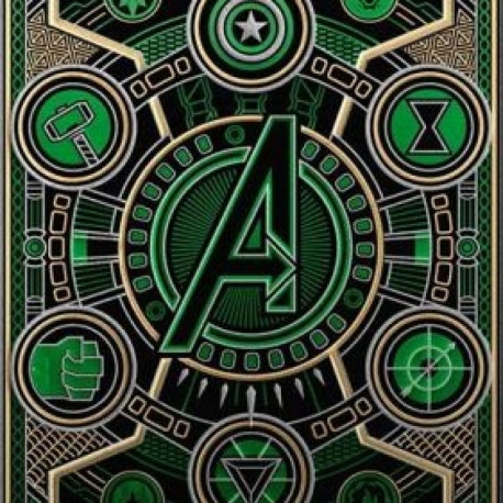 Avengers cards deck green
